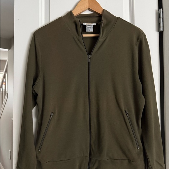 Talbots Jackets & Blazers - Talbots Women’s Olive Green Lightweight Jacket Zip up